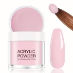 Pudra acrilica 20g pentru constructie unghii false Camuflaj Deep Pink